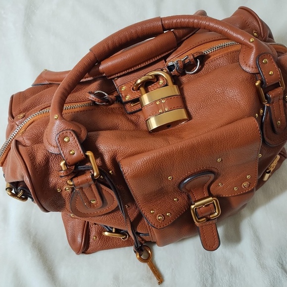 Chloe Large leather satchel Paddington Bag - Picture 6 of 15